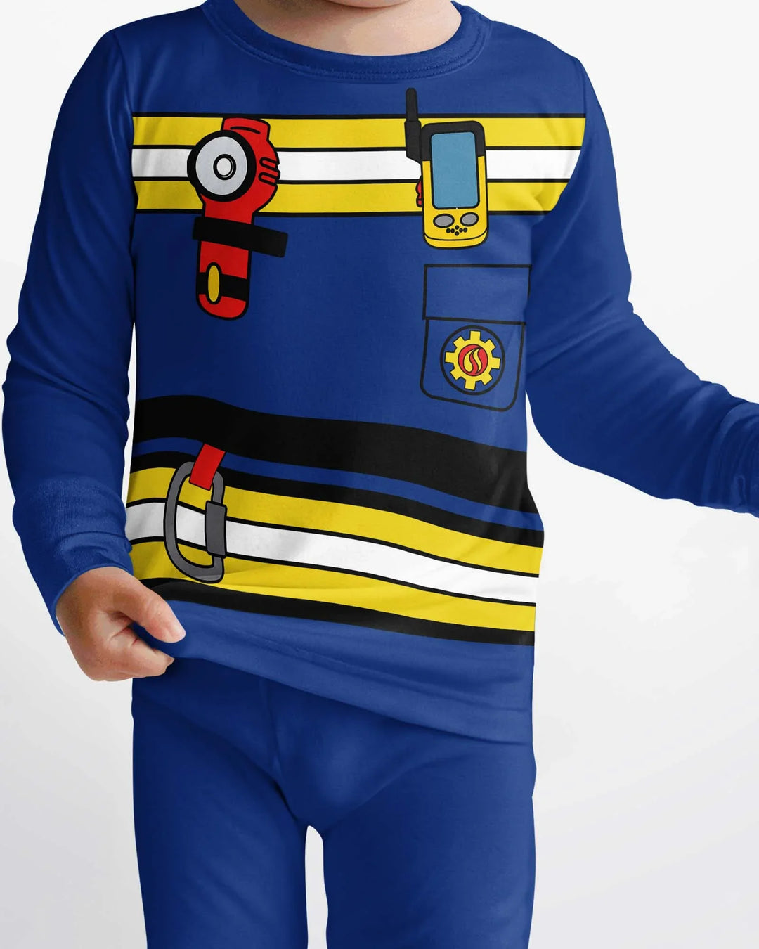 Template Bamboo Two Piece Long Sleeve Pyjamas Set