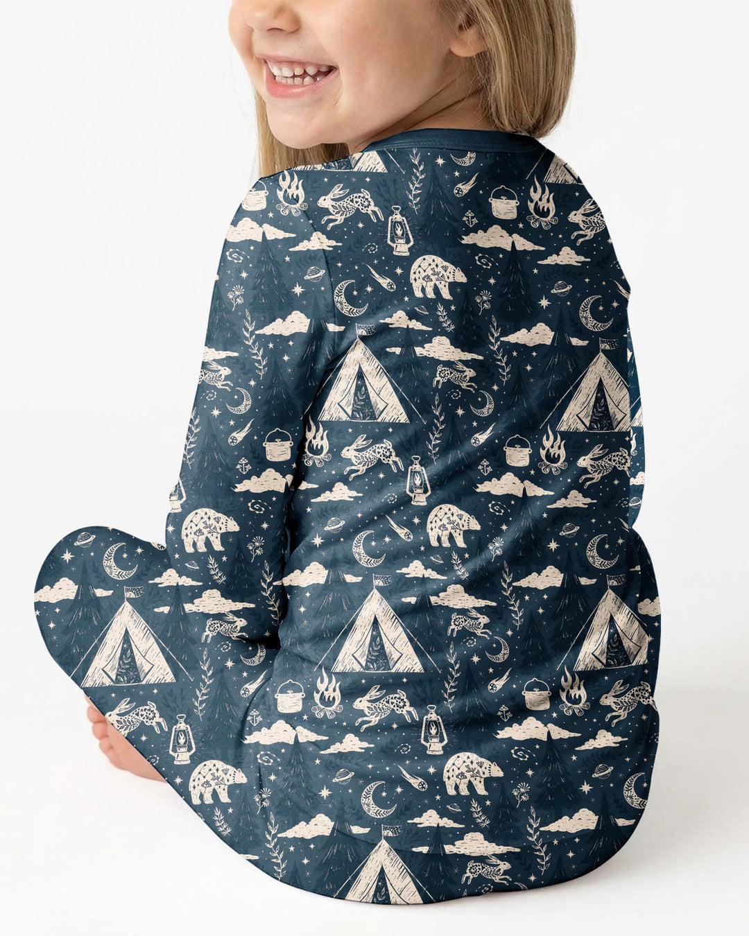 Template Bamboo Two Piece Long Sleeve Pyjamas Set