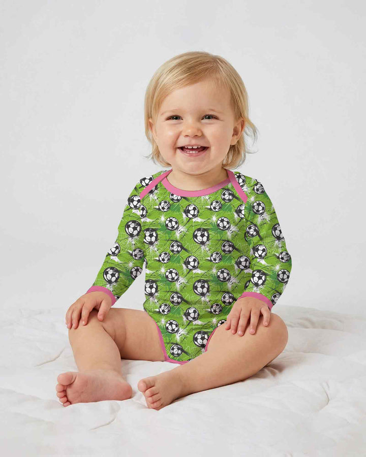 Green Soccer Energy Bamboo Bodysuit