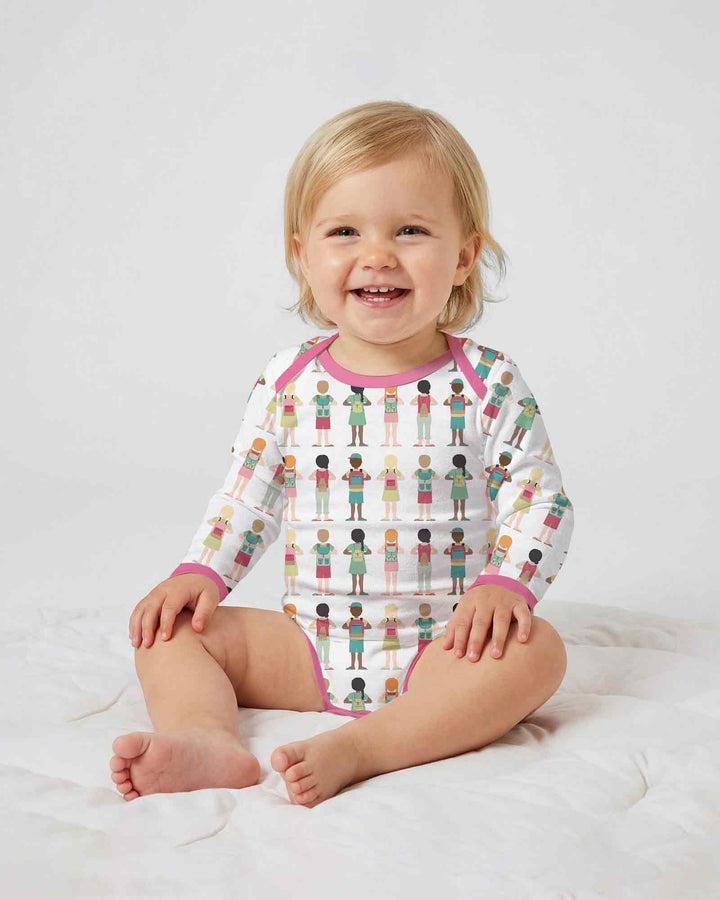 Little Friends Everywhere Bamboo Bodysuit