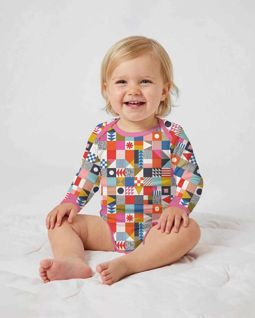 Playful Shapes Bamboo Bodysuit
