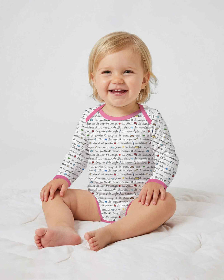 French Classroom Notes Bamboo Bodysuit