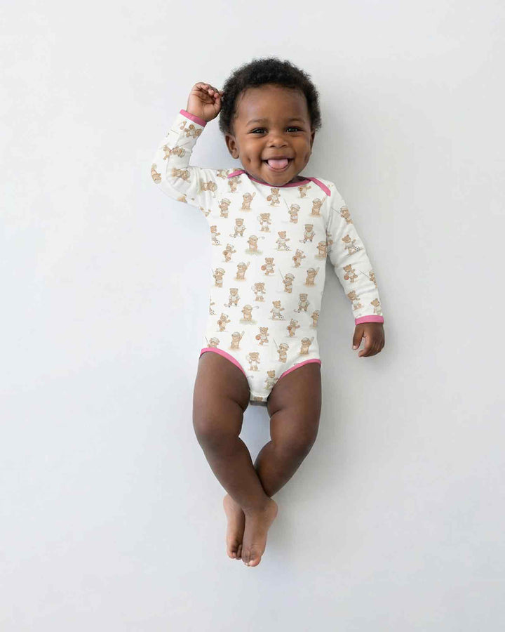 Teddy Team Spirit Bamboo Bodysuit