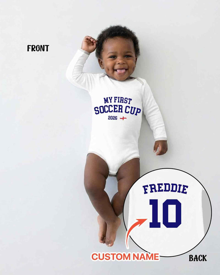 My First Soccer Cup 2026 Bamboo Bodysuit