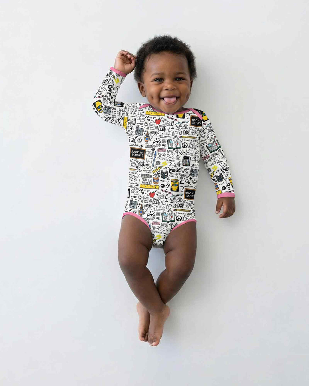 School Days Doodles Bamboo Bodysuit