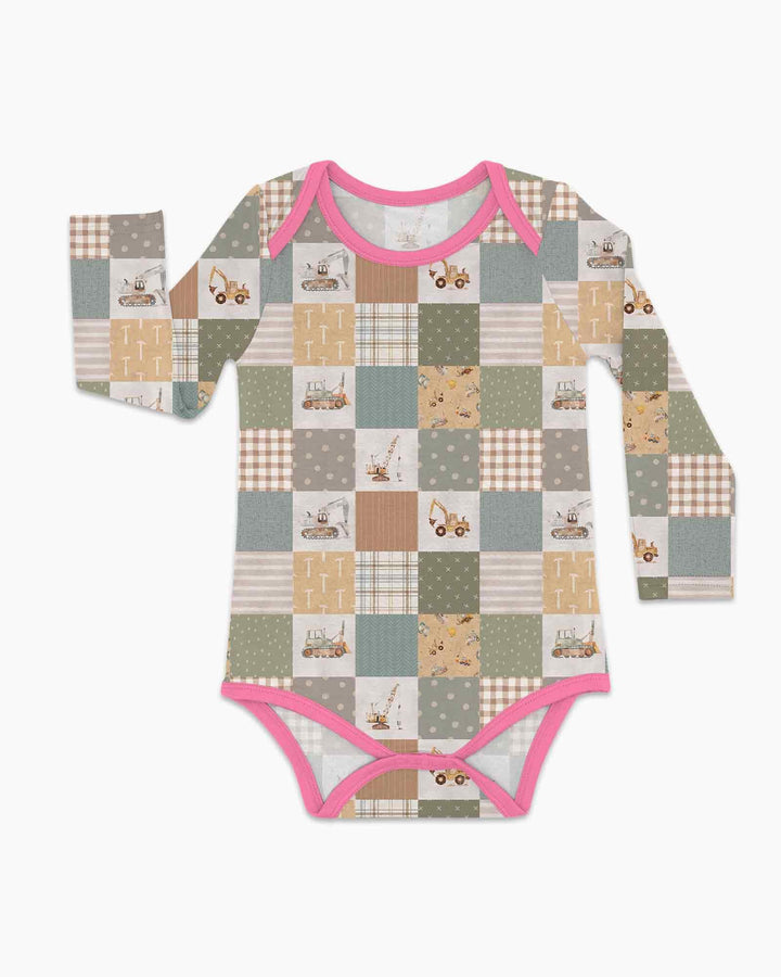 Construction Trucks Bamboo Bodysuit