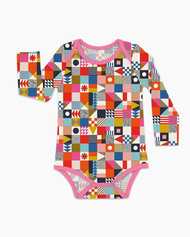 Playful Shapes Bamboo Bodysuit