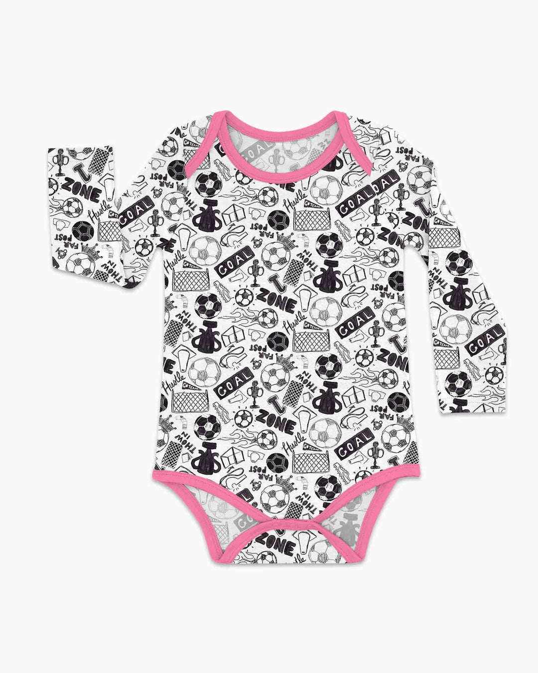 Soccer Doodle Bamboo BodySuit