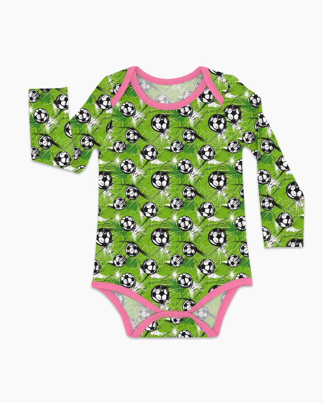 Green Soccer Energy Bamboo Bodysuit