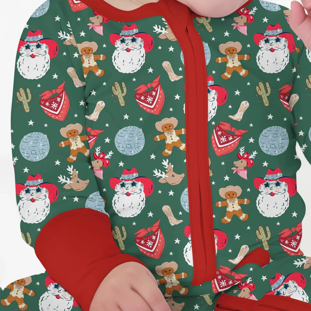 Lovely Western Christmas Boy Convertible Zippy , Lovely Western Christmas Boy Convertible Zippy - 0-3M