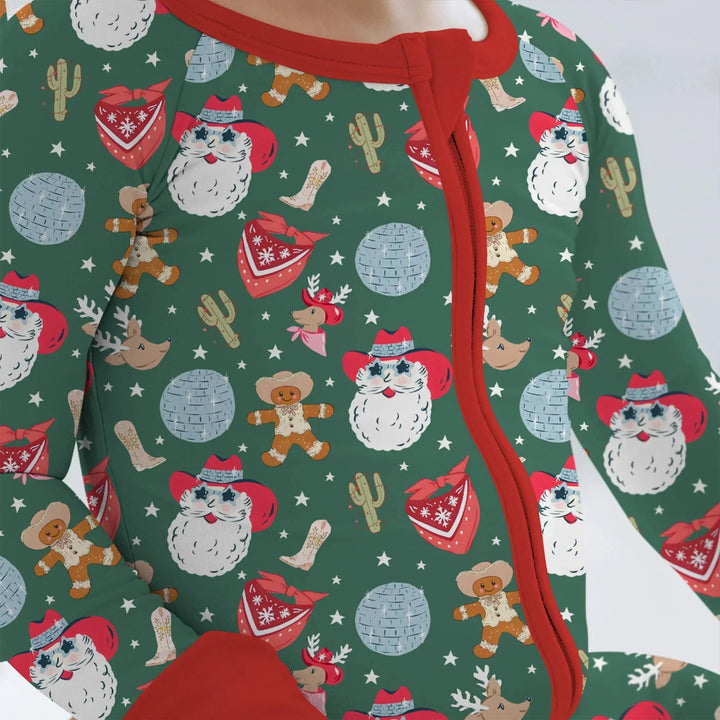 Lovely Western Christmas Boy Convertible Zippy , Lovely Western Christmas Boy Convertible Zippy - 0-3M