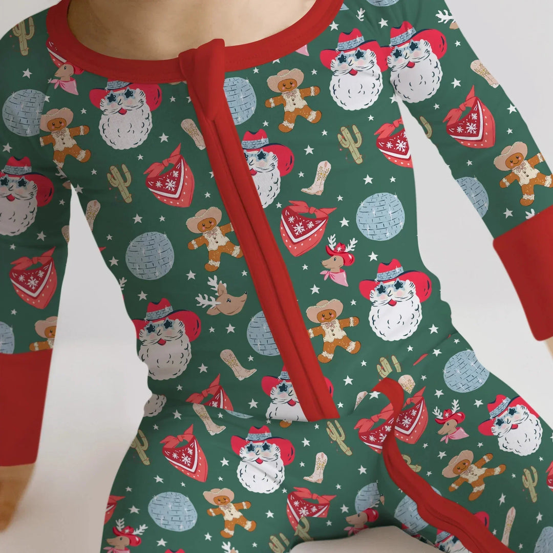 Lovely Western Christmas Boy Convertible Zippy , Lovely Western Christmas Boy Convertible Zippy - 0-3M