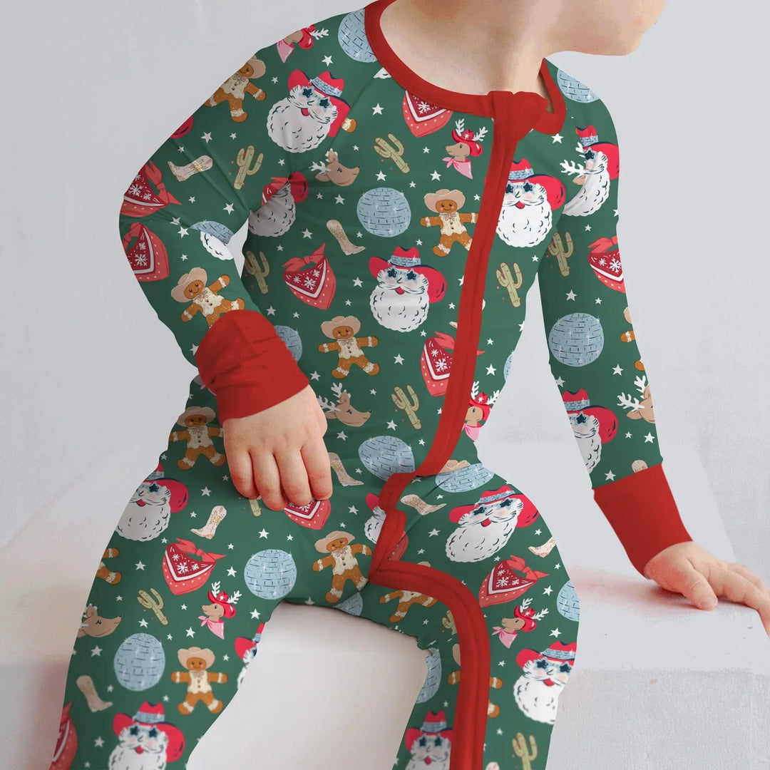 Lovely Western Christmas Boy Convertible Zippy , Lovely Western Christmas Boy Convertible Zippy - 0-3M