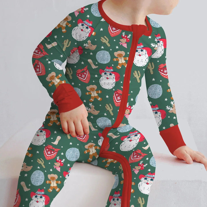Lovely Western Christmas Boy Convertible Zippy , Lovely Western Christmas Boy Convertible Zippy - 0-3M