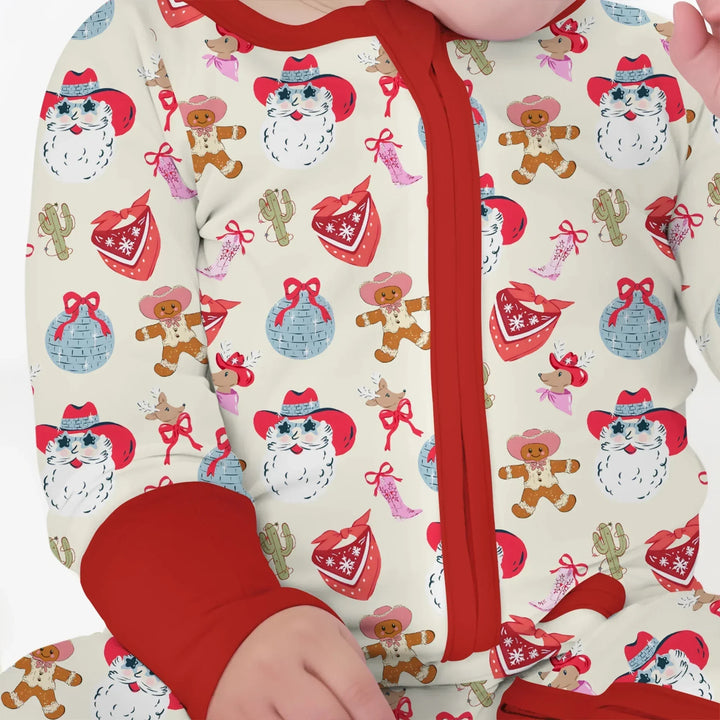 Lovely Western Christmas Girl Convertible Zippy , Lovely Western Christmas Girl Convertible Zippy - 0-3M