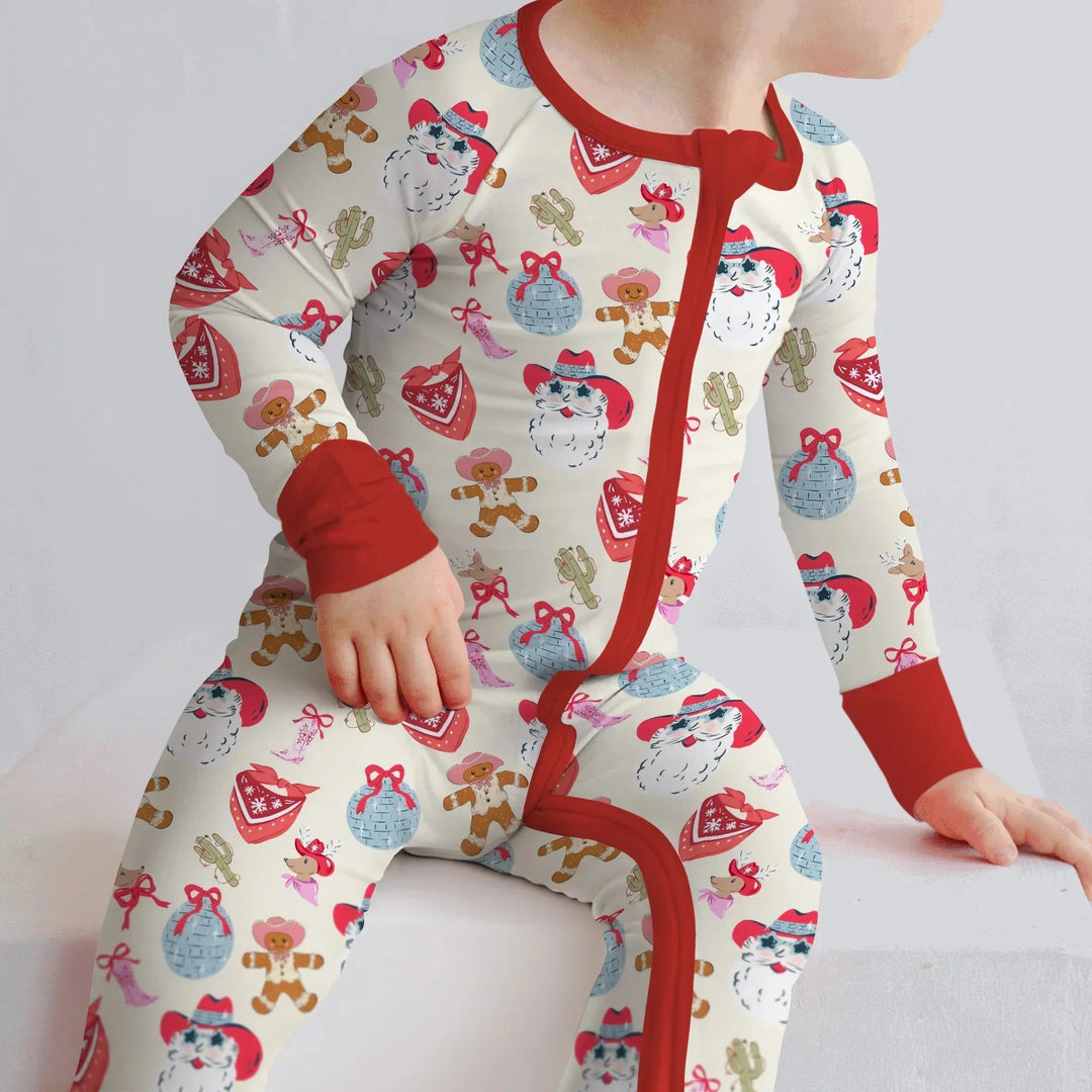 Lovely Western Christmas Girl Convertible Zippy , Lovely Western Christmas Girl Convertible Zippy - 0-3M