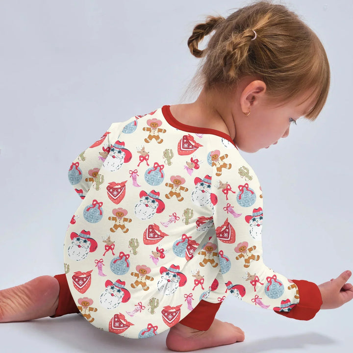 Lovely Western Christmas Girl Convertible Zippy , Lovely Western Christmas Girl Convertible Zippy - 0-3M