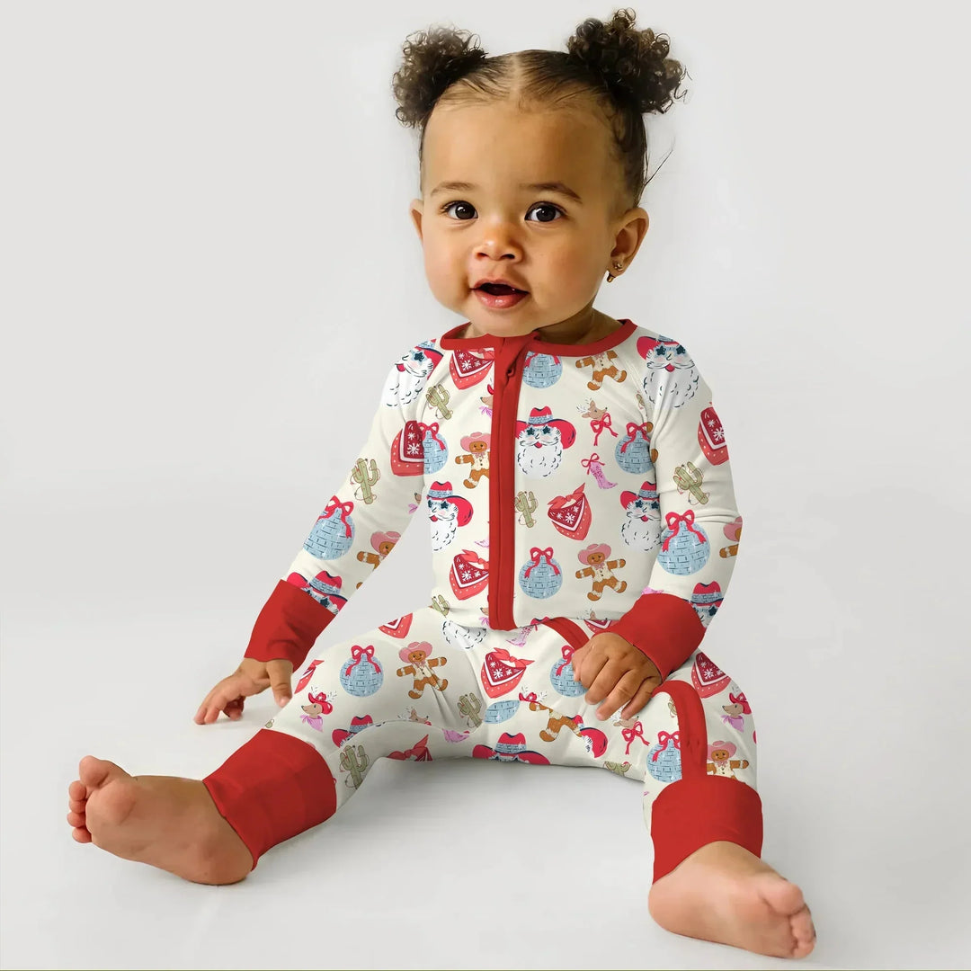 Lovely Western Christmas Girl Convertible Zippy , Lovely Western Christmas Girl Convertible Zippy - 0-3M
