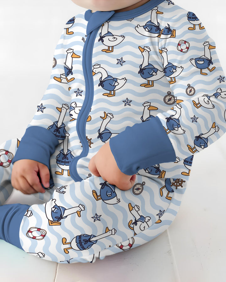 Silly Goose Sailor Bamboo Convertible Zippy
