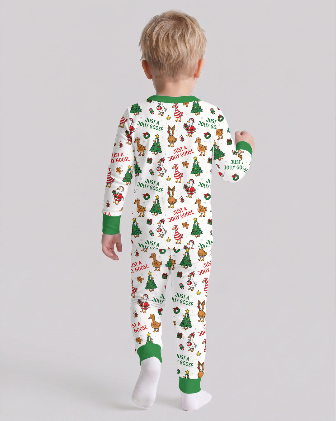 Just A Jolly Goose Bamboo Two Piece Long Sleeve Pajama Set