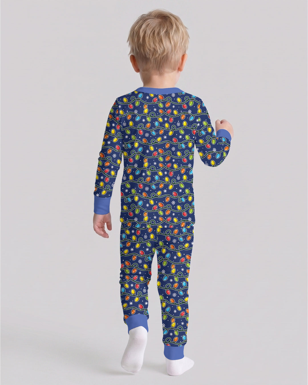 Christian Cross Be The Light Bamboo Two Piece Long Sleeve Pajama Set