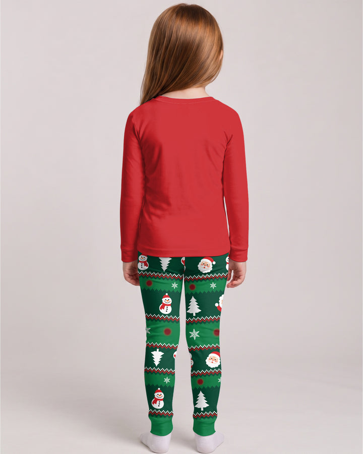 Merry Reindeer Bamboo Two Piece Long Sleeve Pajama Set