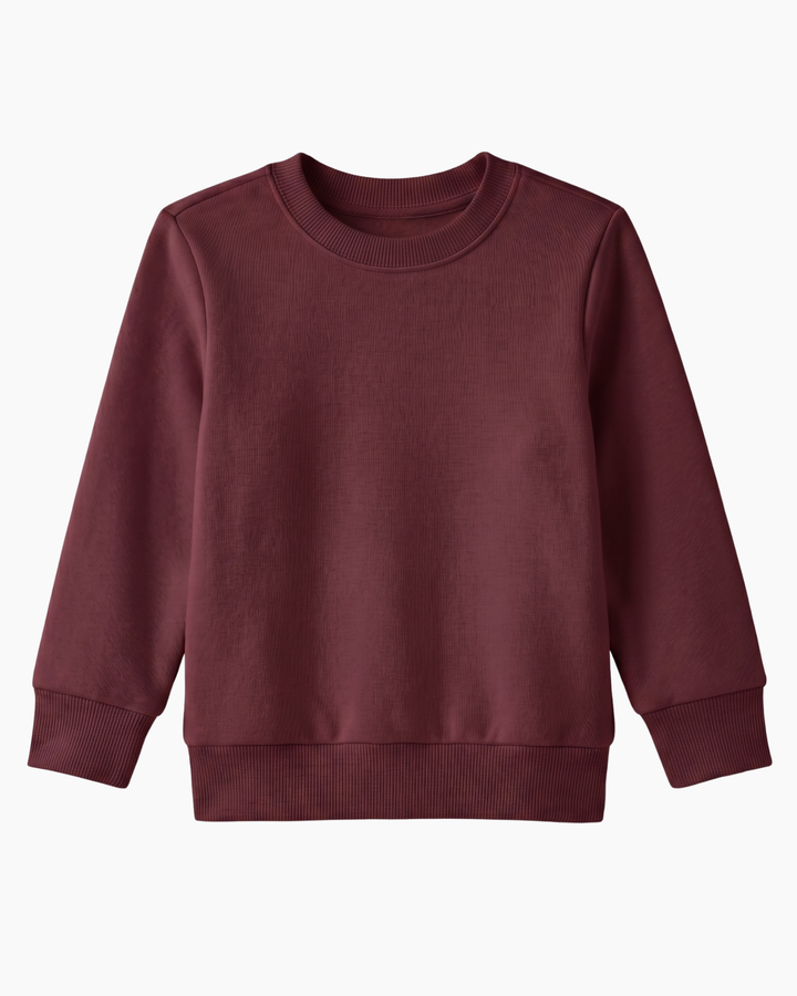 Solid Color Bamboo Crewneck Sweatshirt