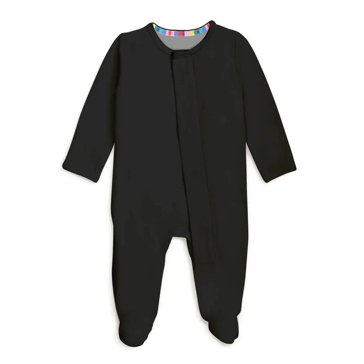 Midnight Magnetic Footie Romper , Midnight Magnetic Footie Romper - Newborn