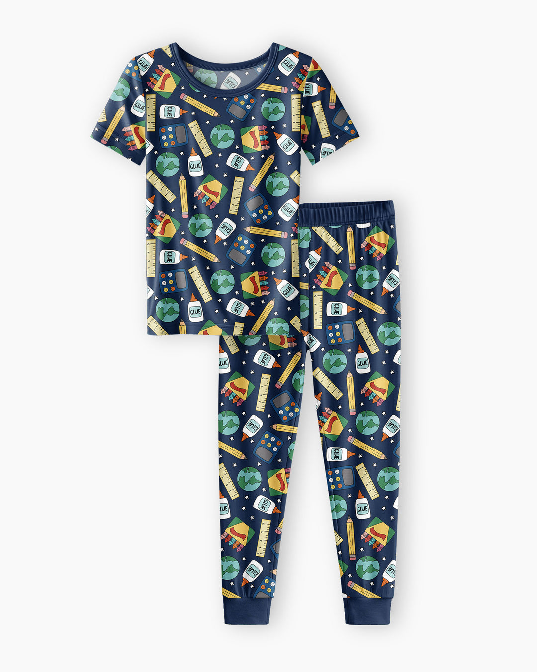 CUSTOM Template Bamboo Two Piece Short Sleeve Pyjamas Set