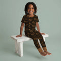 Black History Alphabet Bamboo Two Piece Short Sleeve Pajama Set