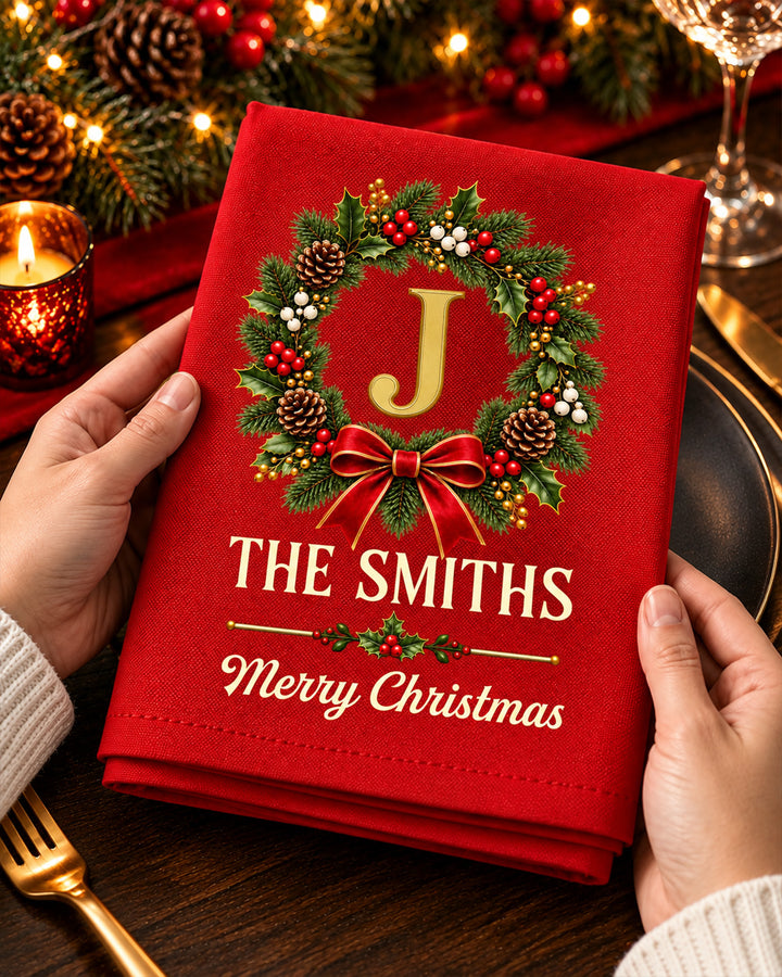 Family Name Cotton Napkin