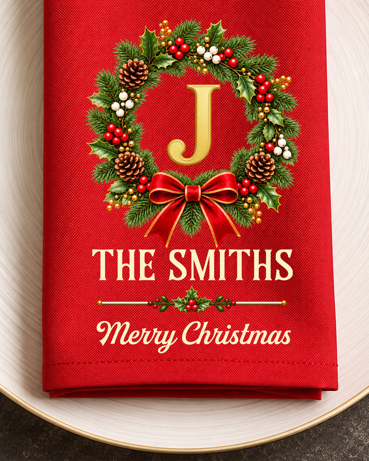 Family Name Cotton Napkin