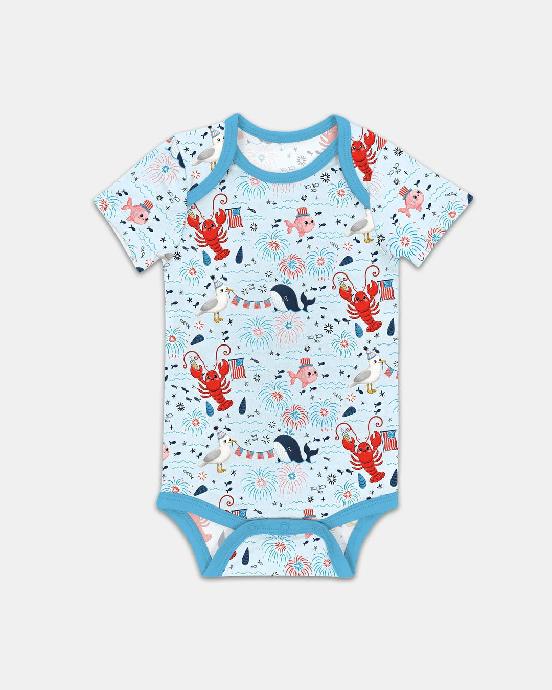 Celebrate 4th of July Family Matching Bamboo Bodysuit
