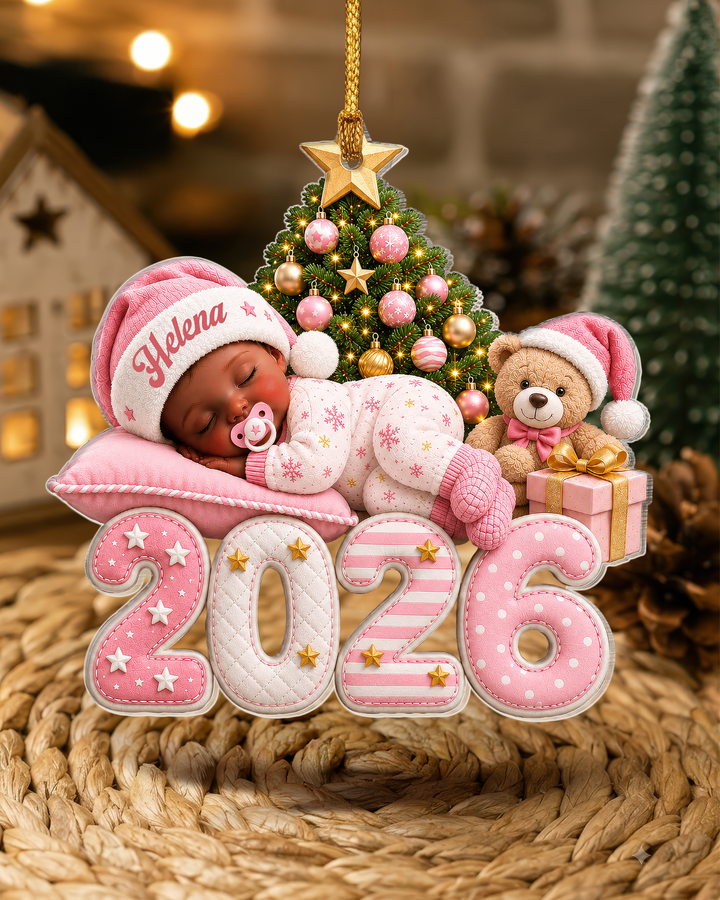 Baby First Christmas Personalized Acrylic Ornament