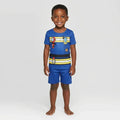 Template Bamboo Two Piece Short Sleeve Shorts Pyjamas Set