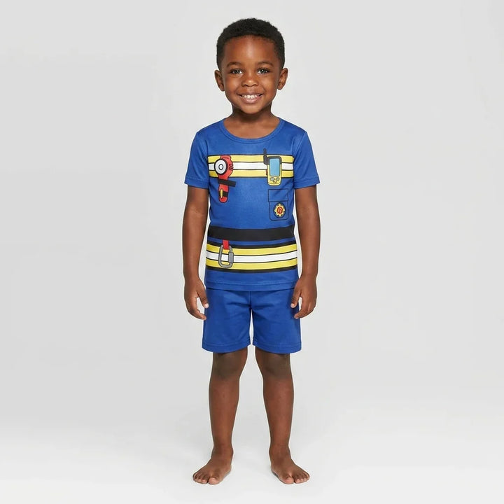 Template Bamboo Two Piece Short Sleeve Shorts Pyjamas Set