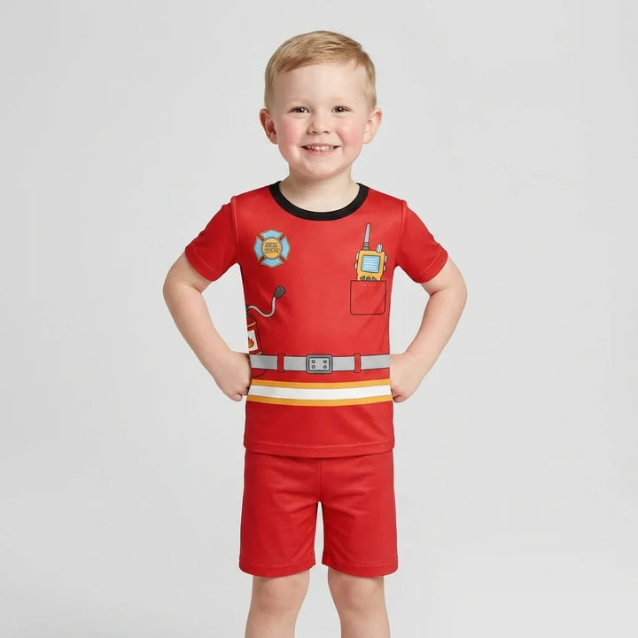 Template Bamboo Two Piece Short Sleeve Shorts Pyjamas Set