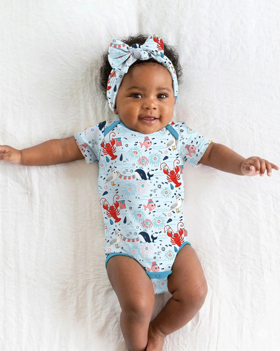 Celebrate 4th of July Family Matching Bamboo Bodysuit