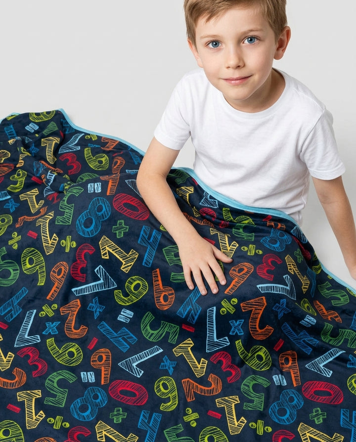 Math Doodles Bamboo Blanket