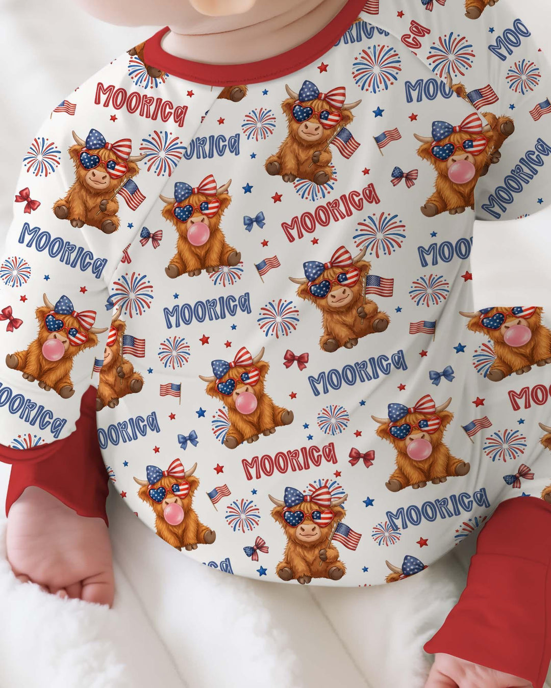 Moo-Rica Cowgirl Bamboo Convertible Zippy