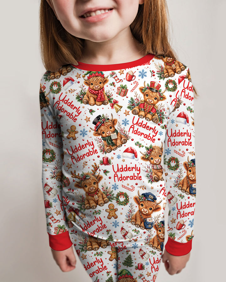 Udderly Adorable Bamboo Two Piece Long Sleeve Pajama Set