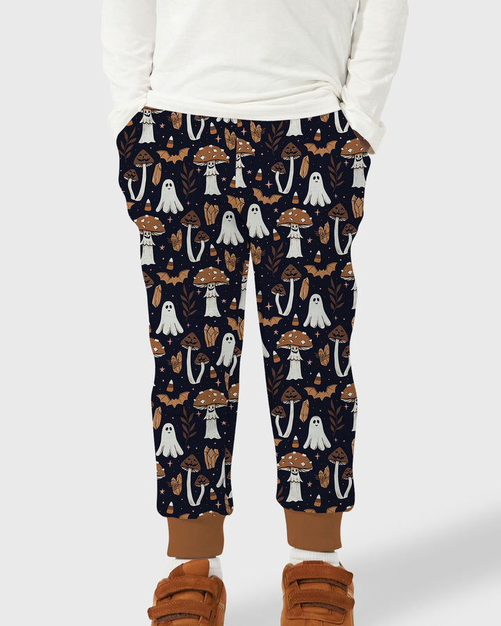 Retro Halloween Whimsy Bamboo Jogger