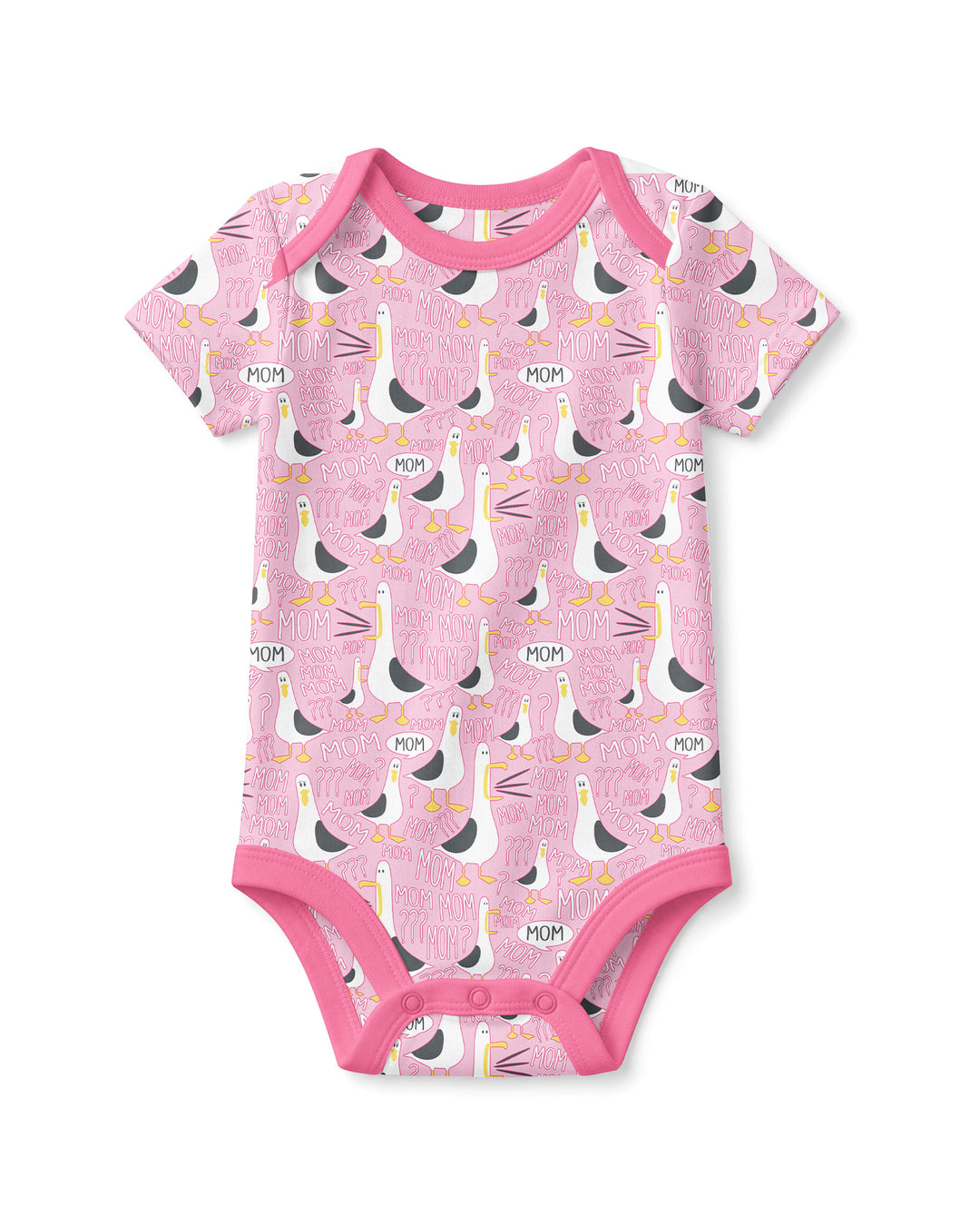 Funny Seagull MOM Bamboo Bodysuit