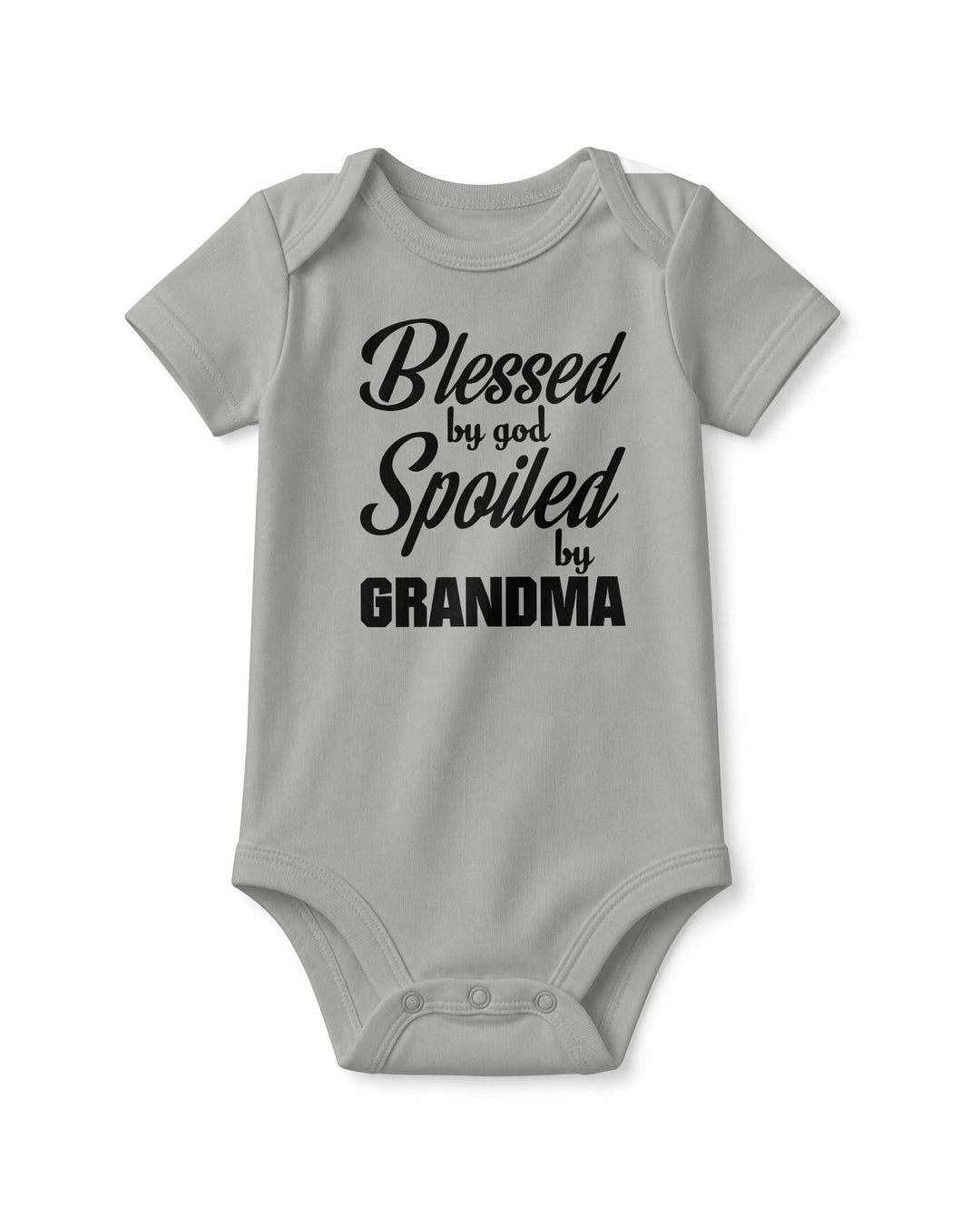 Blessed By God, Spoiled By Grandma Bamboo Bodysuit