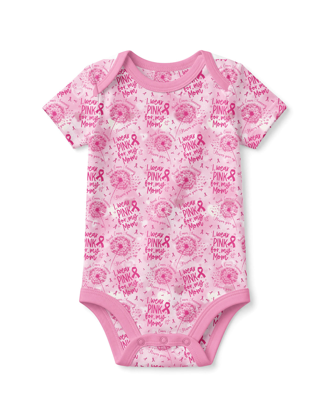 I Wear Pink For My Mom Bamboo Bodysuit