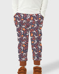 Bat Pumpkin Floral Halloween Bamboo Jogger