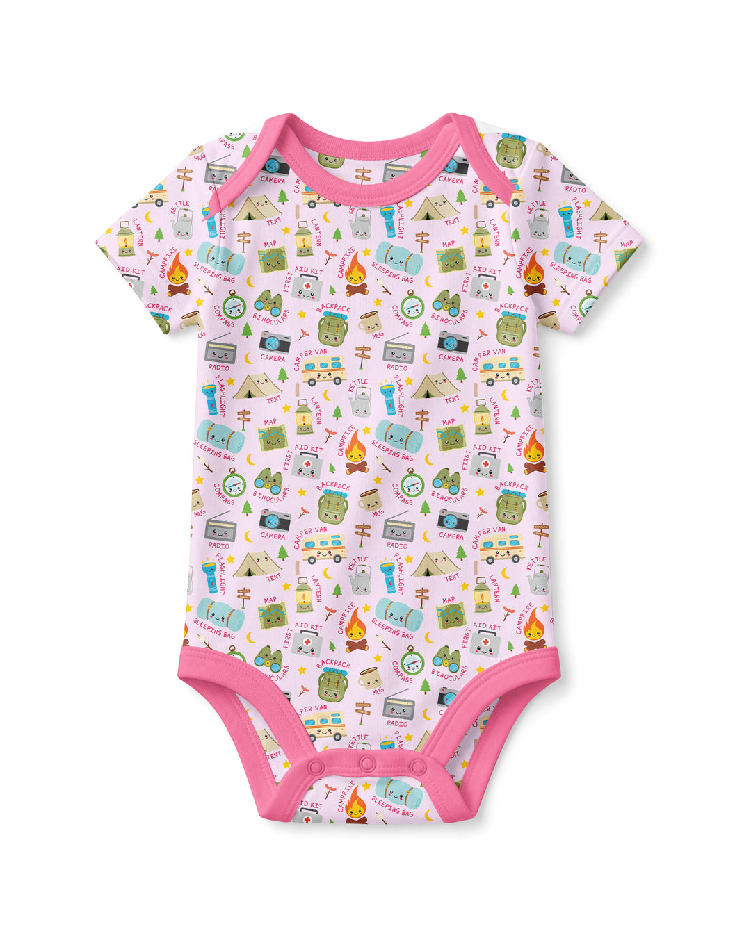Little Camp Adventure Family Matching Bamboo Bodysuit
