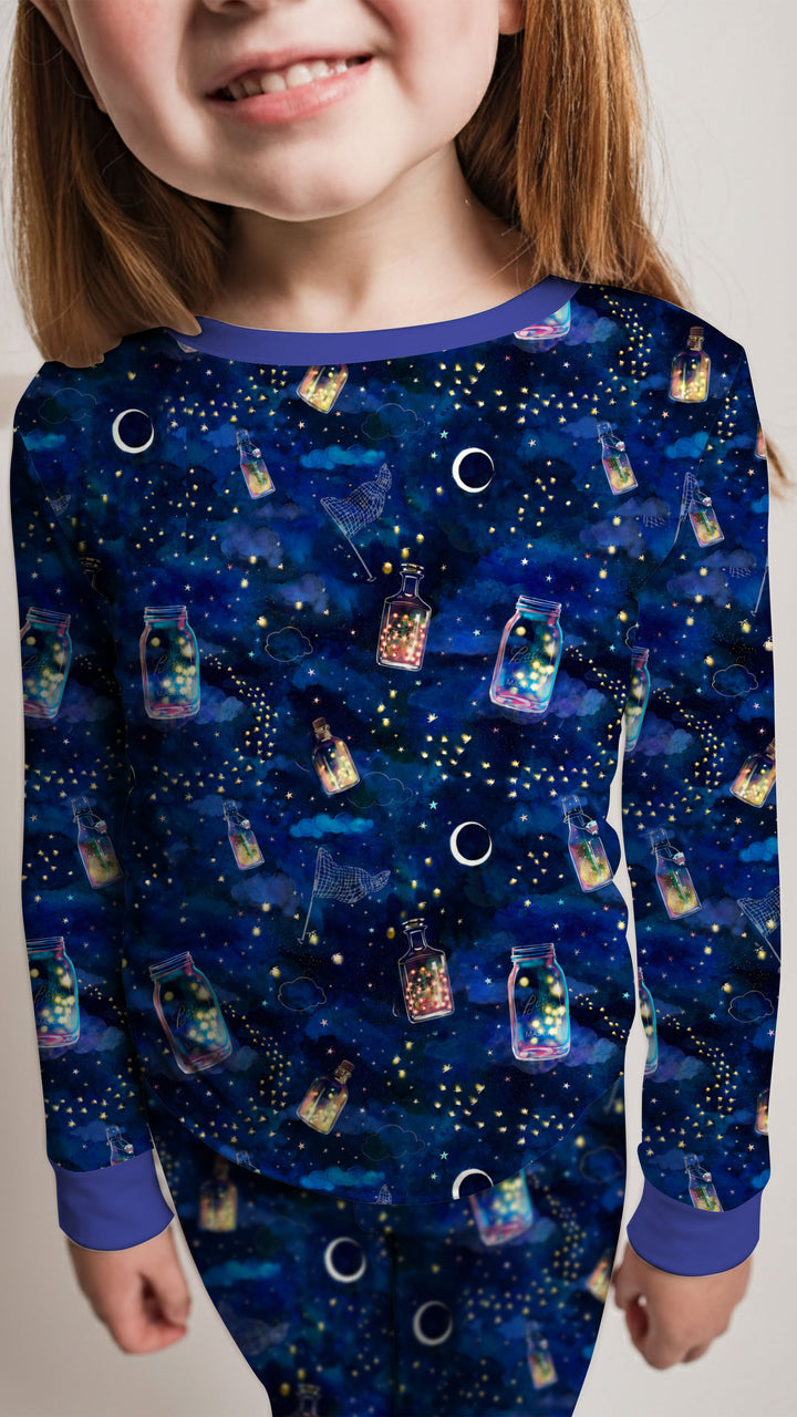 Template Bamboo Two Piece Long Sleeve Pyjamas Set