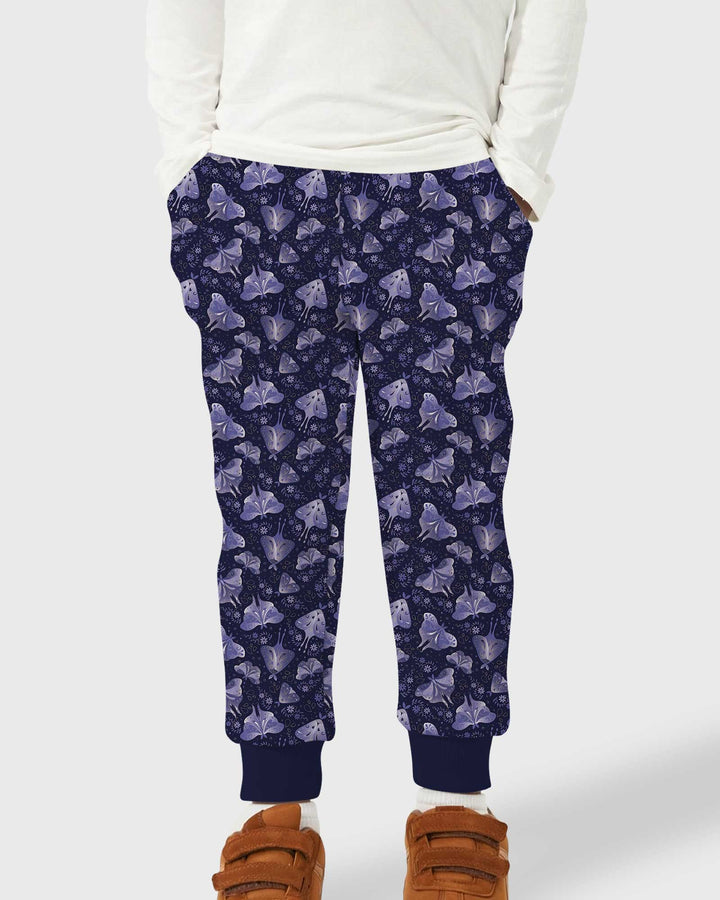 Very Peri Moths Bamboo Jogger