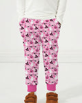 Cute Pink Halloween Ghost Pumpkin Witch Bamboo Jogger